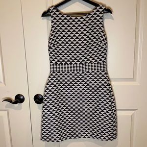 The limited navy print dress.  NWT